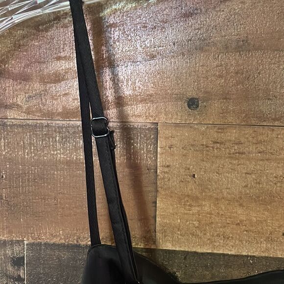 Princess Polly Black Spaghetti Strap Ruffle Wrap Dress - Picture 8 of 8